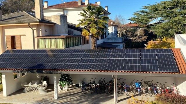 Renewable energy: photovoltaic plant of Palamostre Residence in Udine